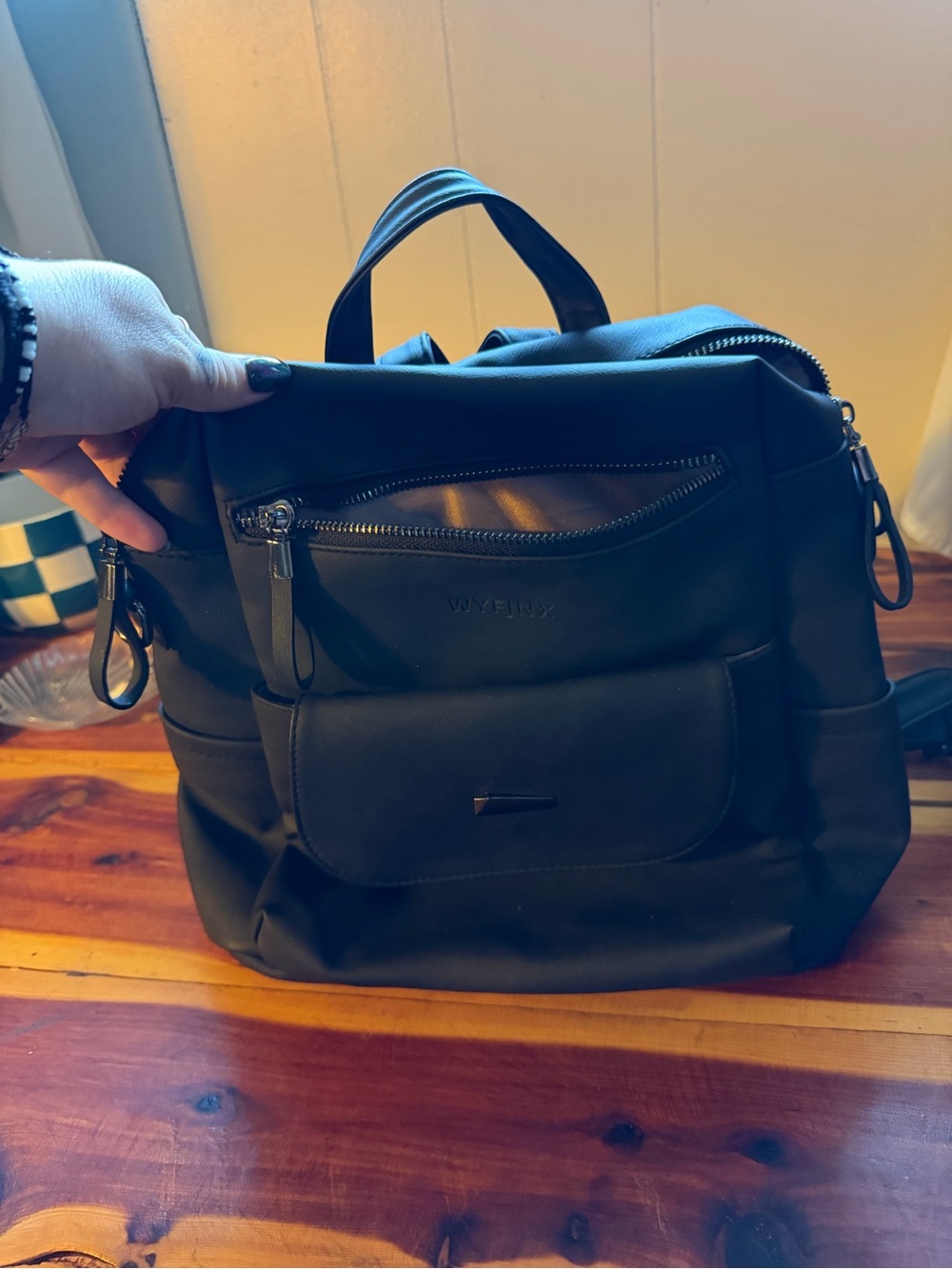 Black women's Backpack - Sleek Everyday Carry - ALL 3 WAY